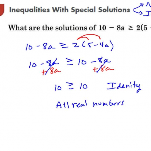 1.6 Solving Multi-Step Inequalities