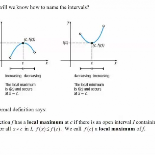 Definition of maximum and minimum 3.3