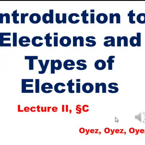 2c - Types of Elections