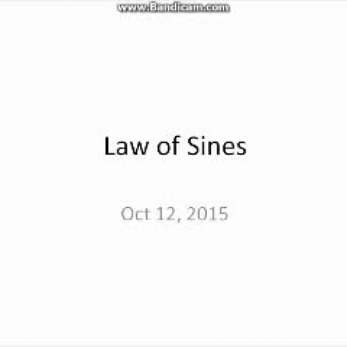 L11-03 - Law of Sines