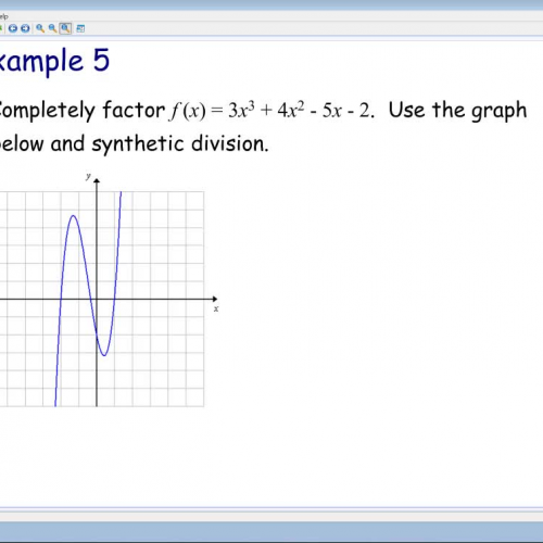 2.4 Real Zeros of Polynomial Functions - Part 2