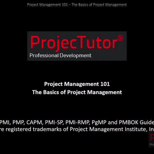 Project Management 101 - The Basics of Project Management