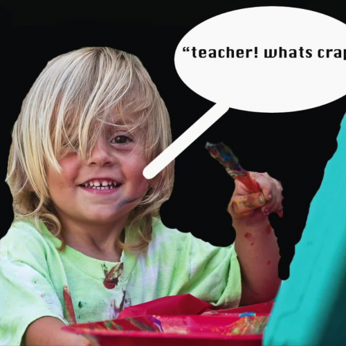 Little Timmy learns CRAP!