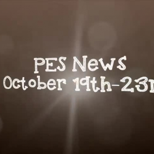 PES News Oct. 19-23