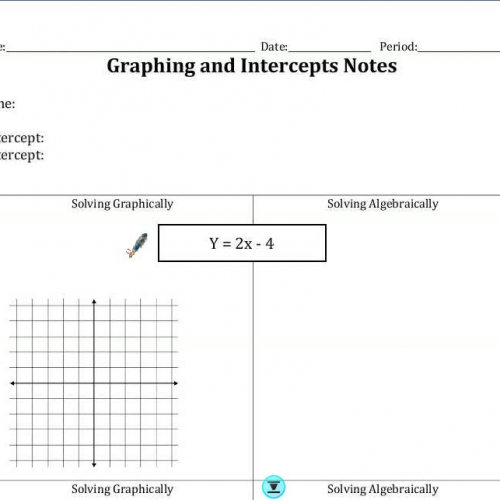 Graphing with Intercepts Notes