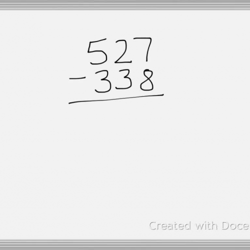 Subtracting Whole Numbers