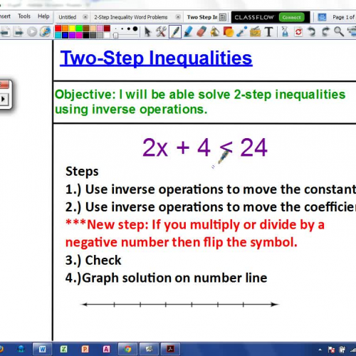 2-Step Inequalities