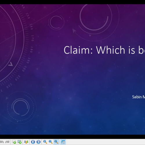 Schoology Claim #2 Which is better...
