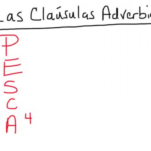 Las Claúsulas Adverbiales