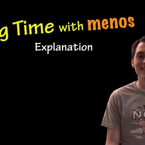 Spanish telling time with menos