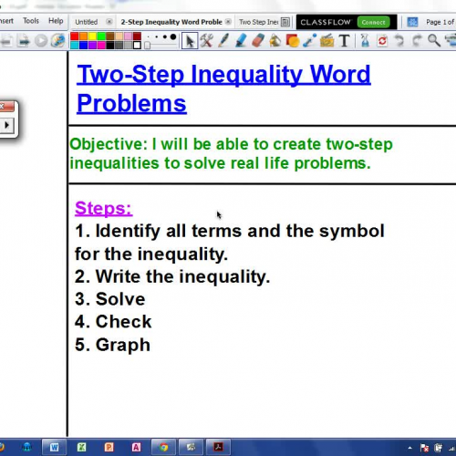 2-Step Inequality Word Problems