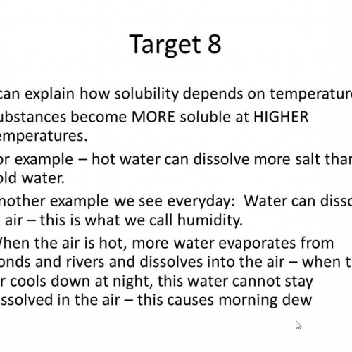 Learning Targets 6,7,8