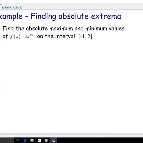 5.1 Extreme Values of Functions - Part 2