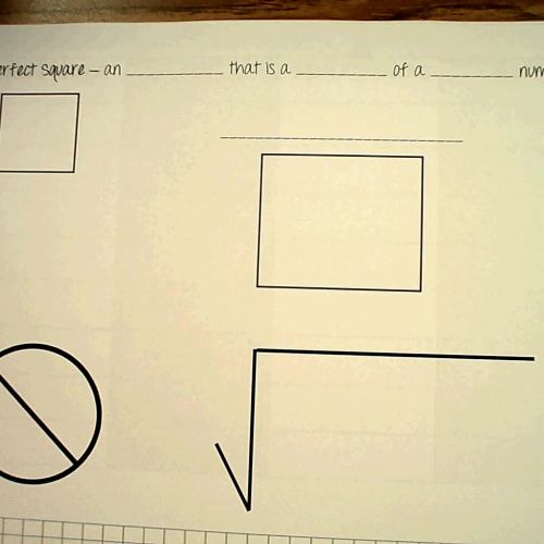 Perfect Square Notes/Foldable