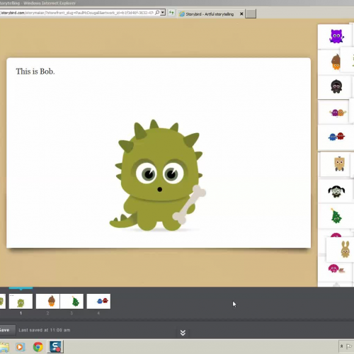 Log out of story bird