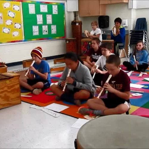 Haycock ES 6th grade "Leatherwing Bat" folk song