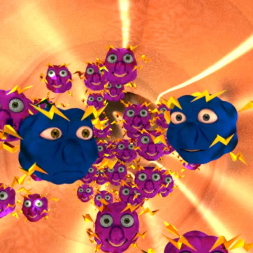 Entertaining but educational 3D cartoon encouraging the efficient use of electrical energy