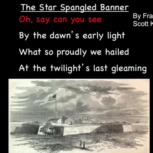 Star Spangled Banner Sing-along