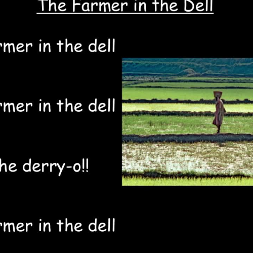 Farmer in the dell sing-along