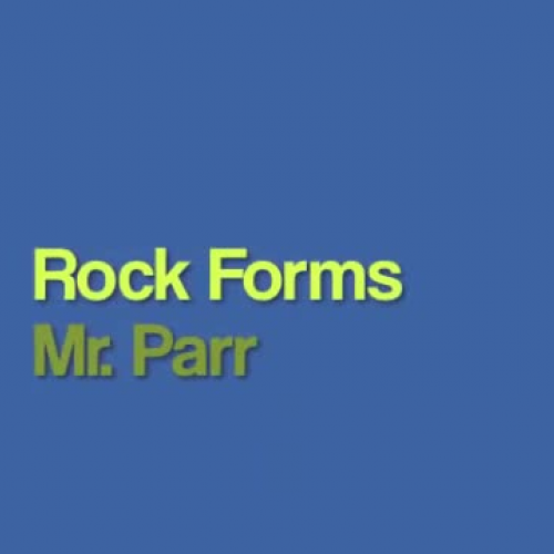 Rock Forms Song - Mr. Parr