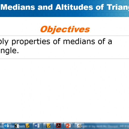 5.3 Medians of Triangles