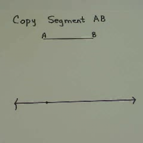 Constructing a Line Segment