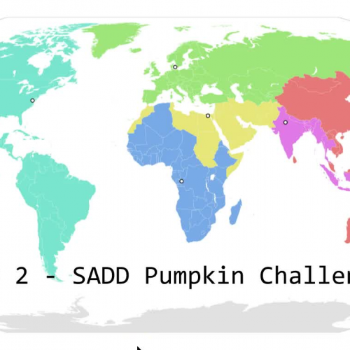 Day 2 - SADD Pumpkin Challenge