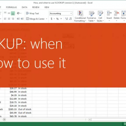 VLOOKUP: When and how to use it 