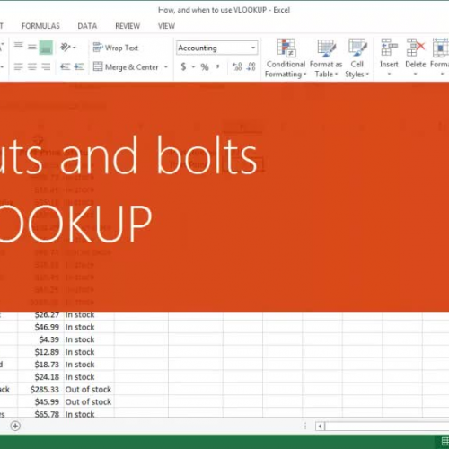 The nuts and bolts of VLOOKUP 