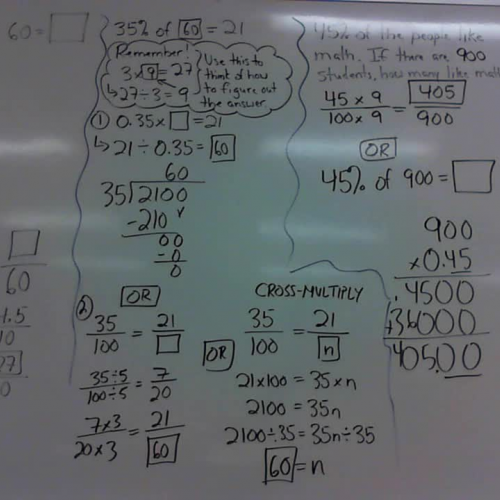 2.6 Methods for Solving Percent Problems