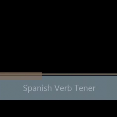 Spanish Verb Tener