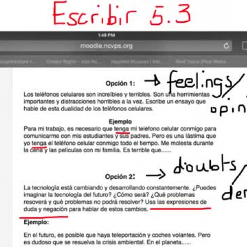 Escribir 5.3 