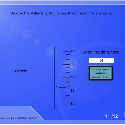 Measuring Volume Using a Graduated Cylinder