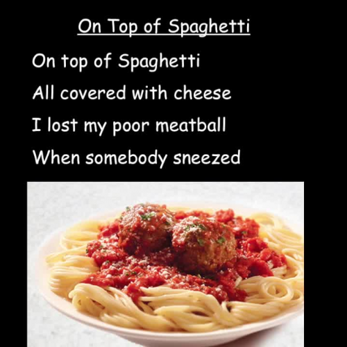 On Top of Spaghetti sing-along
