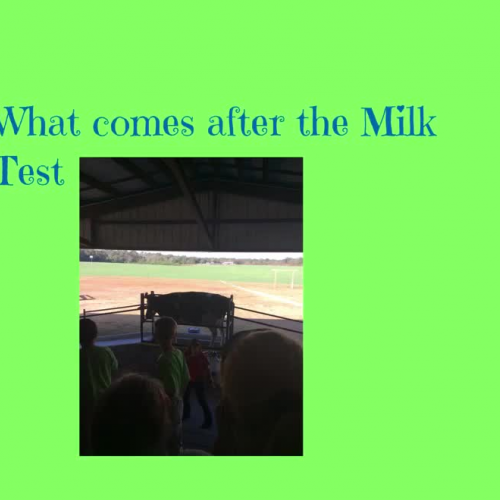 What Comes After Milk Testing