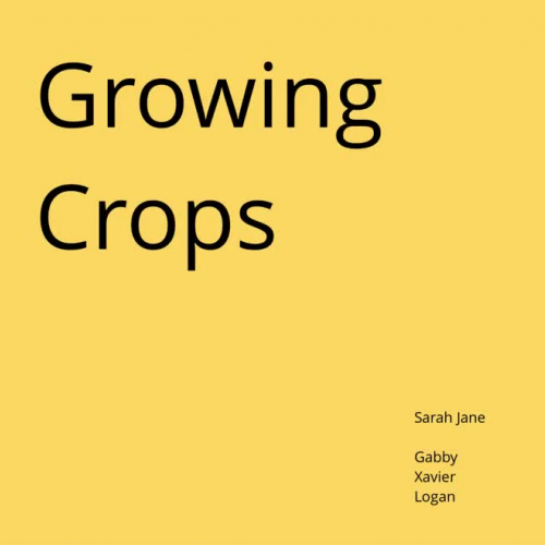 Growing Crops Manual