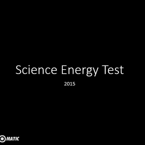 Energy Test 15-16