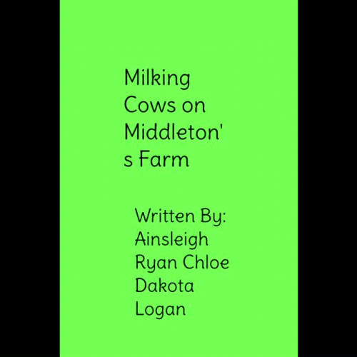 Milking Cows on Middleton Farm