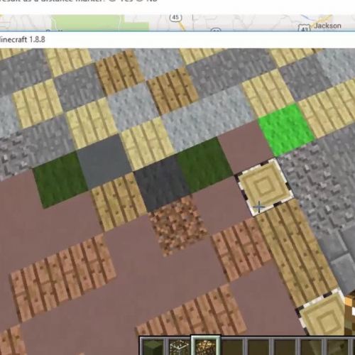 MinecraftEDU Map Scale Calculation