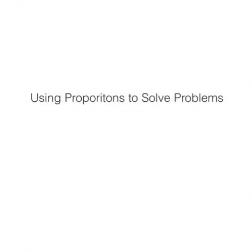 11/2 Solving Proportions
