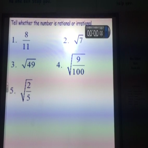 HW 11.02.15 Lesson 6.2 Rational vs. Irrational Numbers