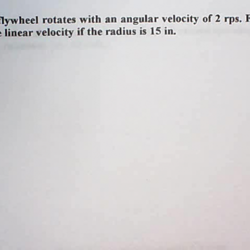 L14-01 - Angular & Linear Velocity WSA #1-15 all