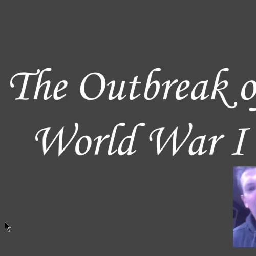 The Outbreak of World War I