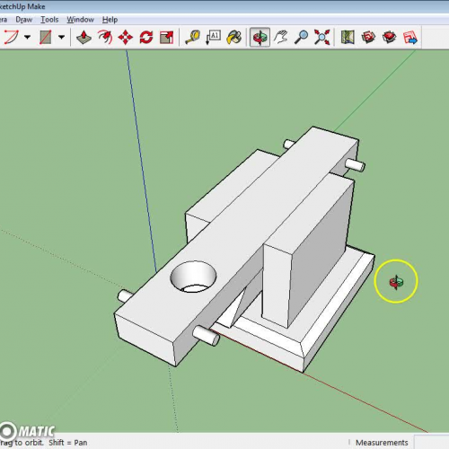 SketchUp-Making a gumball machine 3