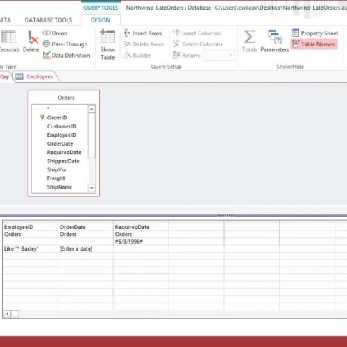 Use an Update query to change data in multiple tables