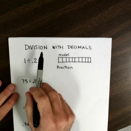 Division with Decimal Divisors