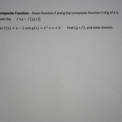 L28 E4 Writing Composite Function