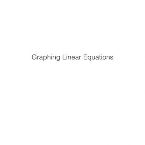 11/5 Graphing Lines