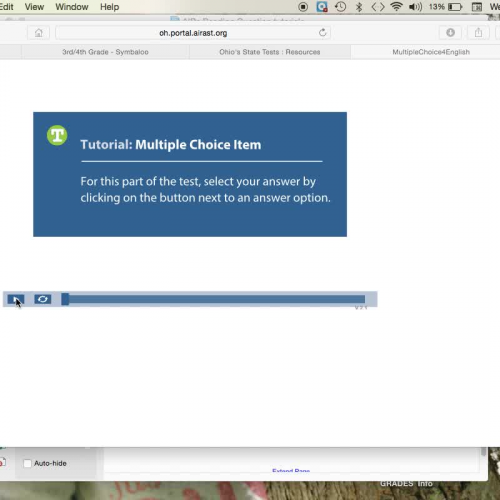 AIRs Multiple Choice Tutorial - Ohio