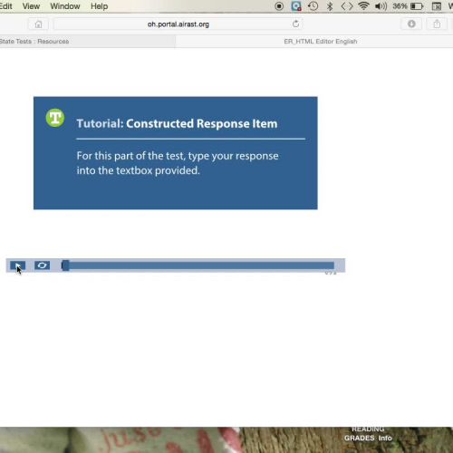 AIRs Constructed Response Item Tutorial - Ohio